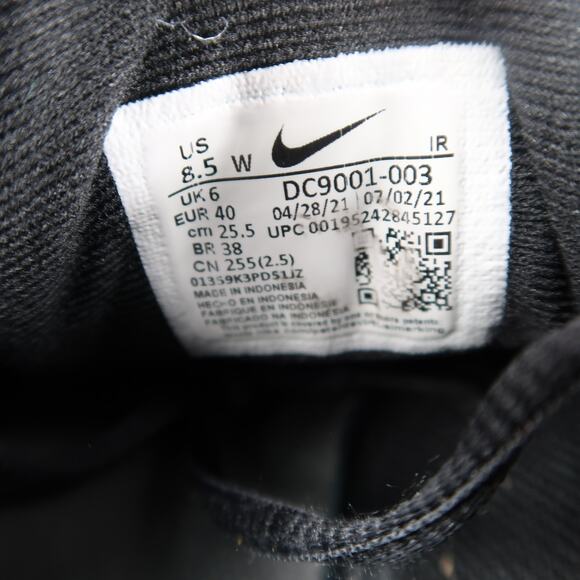 Nike Shoes Womens 8.5 W Revolution Running Sneaker Athletic Trainer Black White - Picture 6 of 12